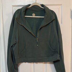 Lululemon Oversized Funnel-Neck half zip!!